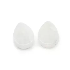 Clear Quartz Teardrop Stone Plugs at Spencer's