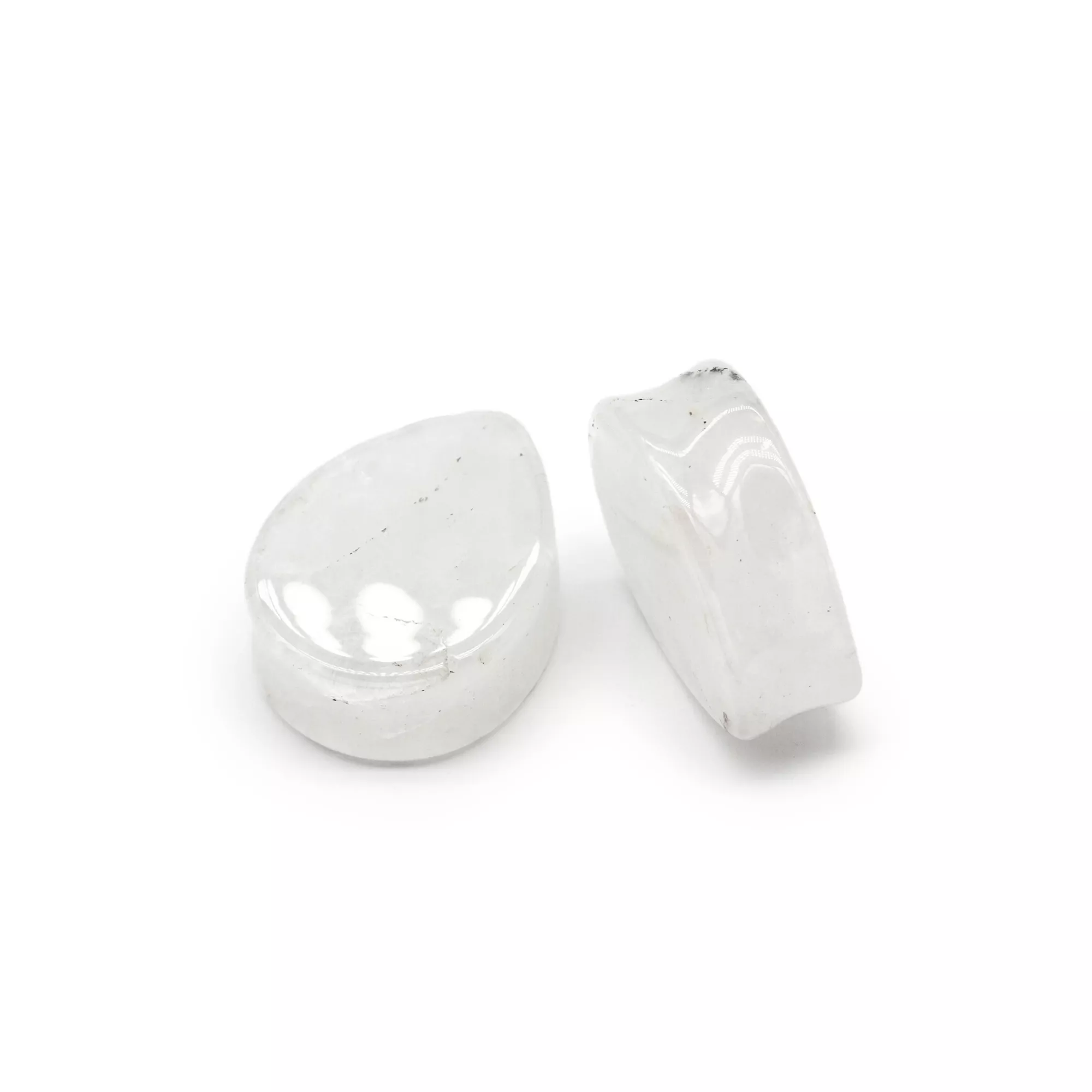 Clear Quartz Teardrop Stone Plugs at Spencer's