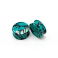 Teal Crackle Stone Plugs at Spencer's