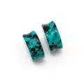 Teal Crackle Stone Plugs at Spencer's