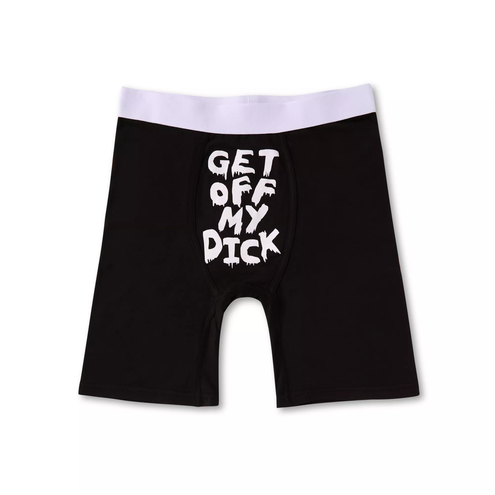 Get Off My Dick Boxer Briefs at Spencer's