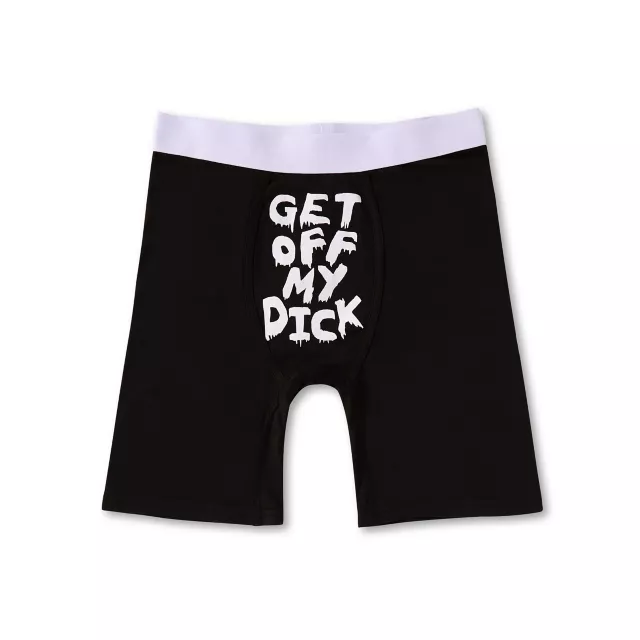Get Off My Dick Boxer Briefs at Spencer's