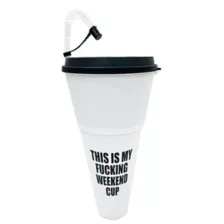 This Is My Fucking Weekend Cup with Straw - 46 oz. at Spencer's