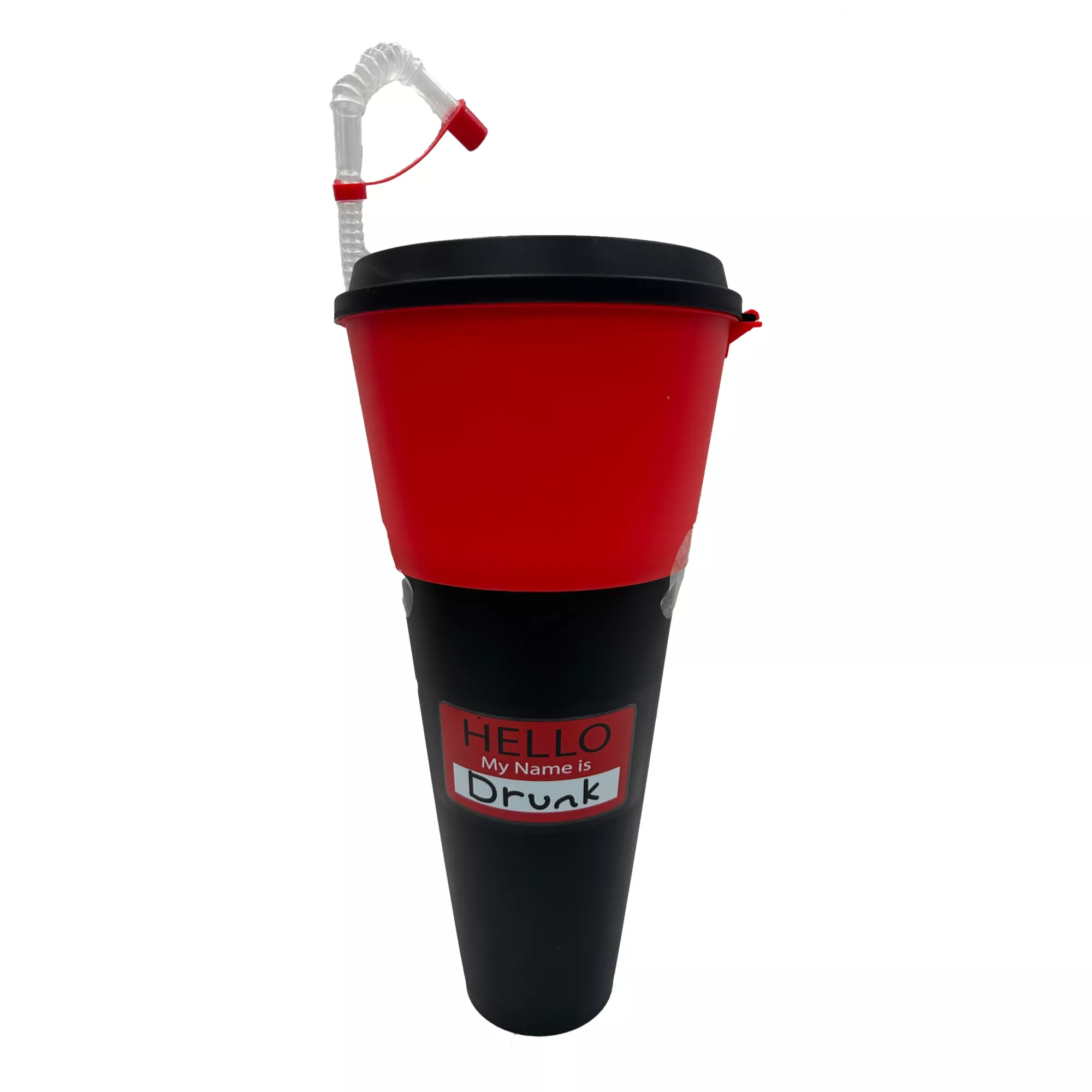 Hello My Name Is Drunk Cup with Straw - 46 oz. at Spencer's