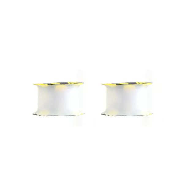 Silicone Smiley Face Double Flare Tunnels at Spencer's