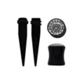 Multi-Pack Glow in the Dark Spider Web  Heart Plugs and Tapers - 2 Pair at Spencer's