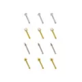 Multi-Pack Goldtone and Silvertone Spike Nose Pins 12 Pack - 20 Gauge at Spencer's