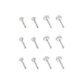 Multi-Pack CZ Square Prong Nose Pins 12 Pack - 20 Gauge at Spencer's
