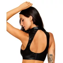 Black Harness Corset at Spencer's