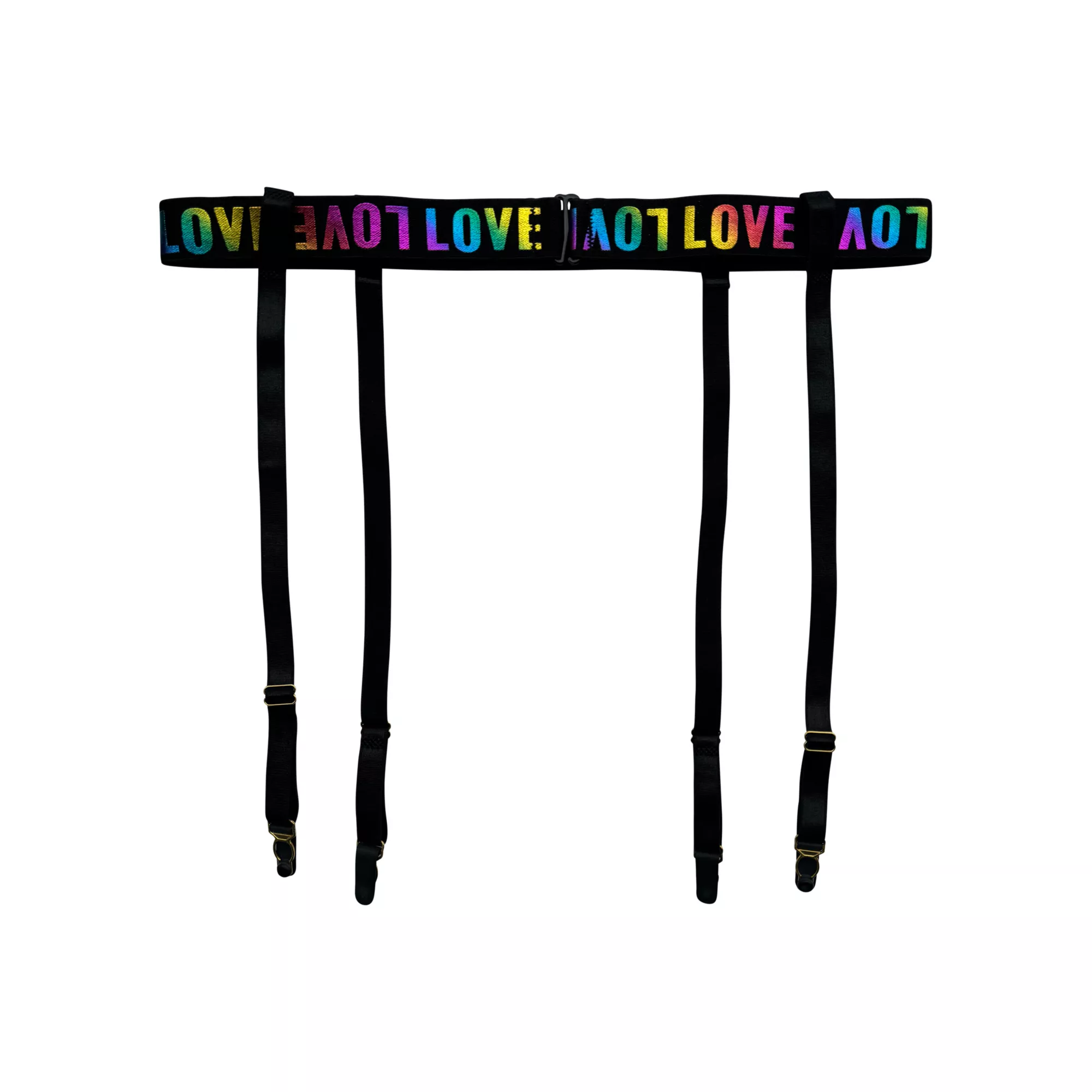 Rainbow Love Pride Garters at Spencer's