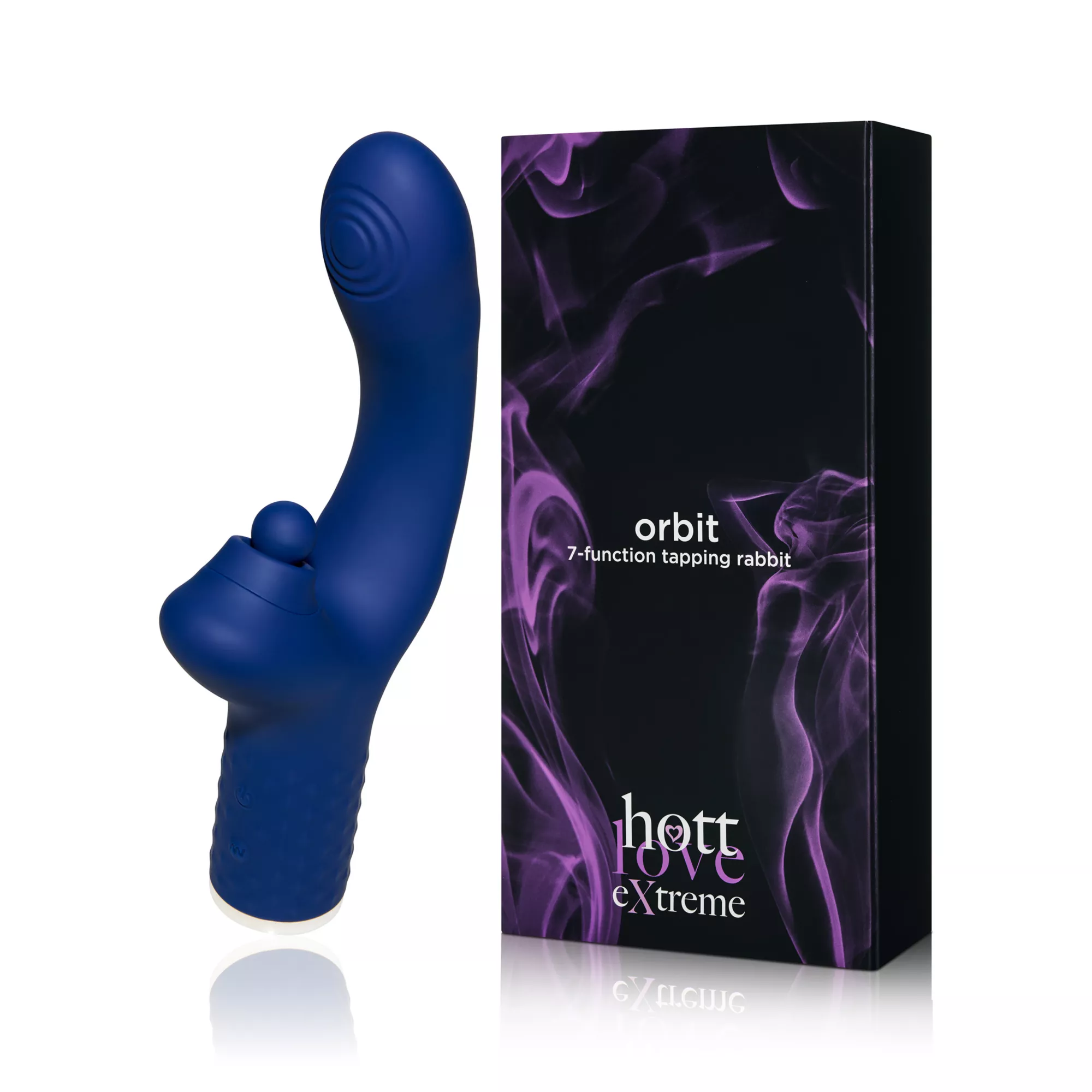 Blue Orbit Tapping Rabbit Vibrator - Hott Love Extreme at Spencer's