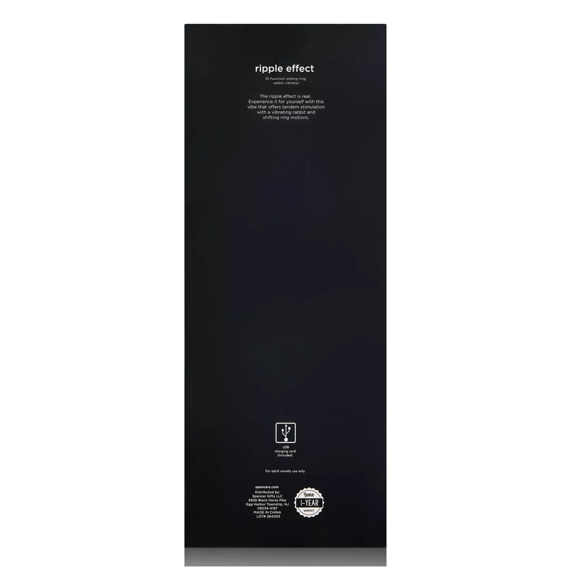 Hott Love Extreme Ripple Effect Rabbit Vibrator at Spencer's