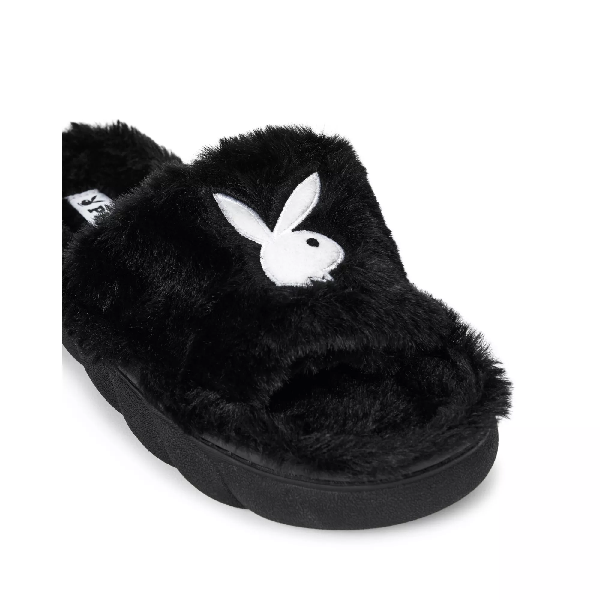 Black Playboy Slippers at Spirit Halloween