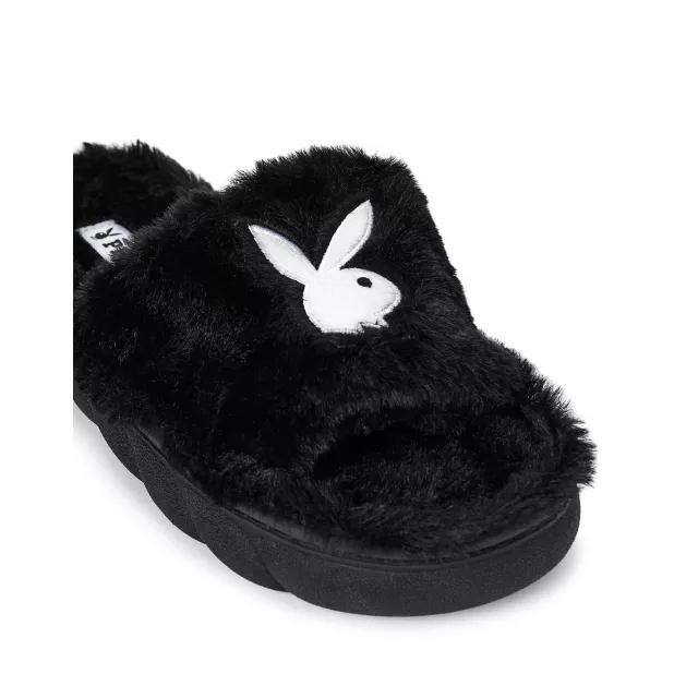 Black Playboy Slippers at Spirit Halloween