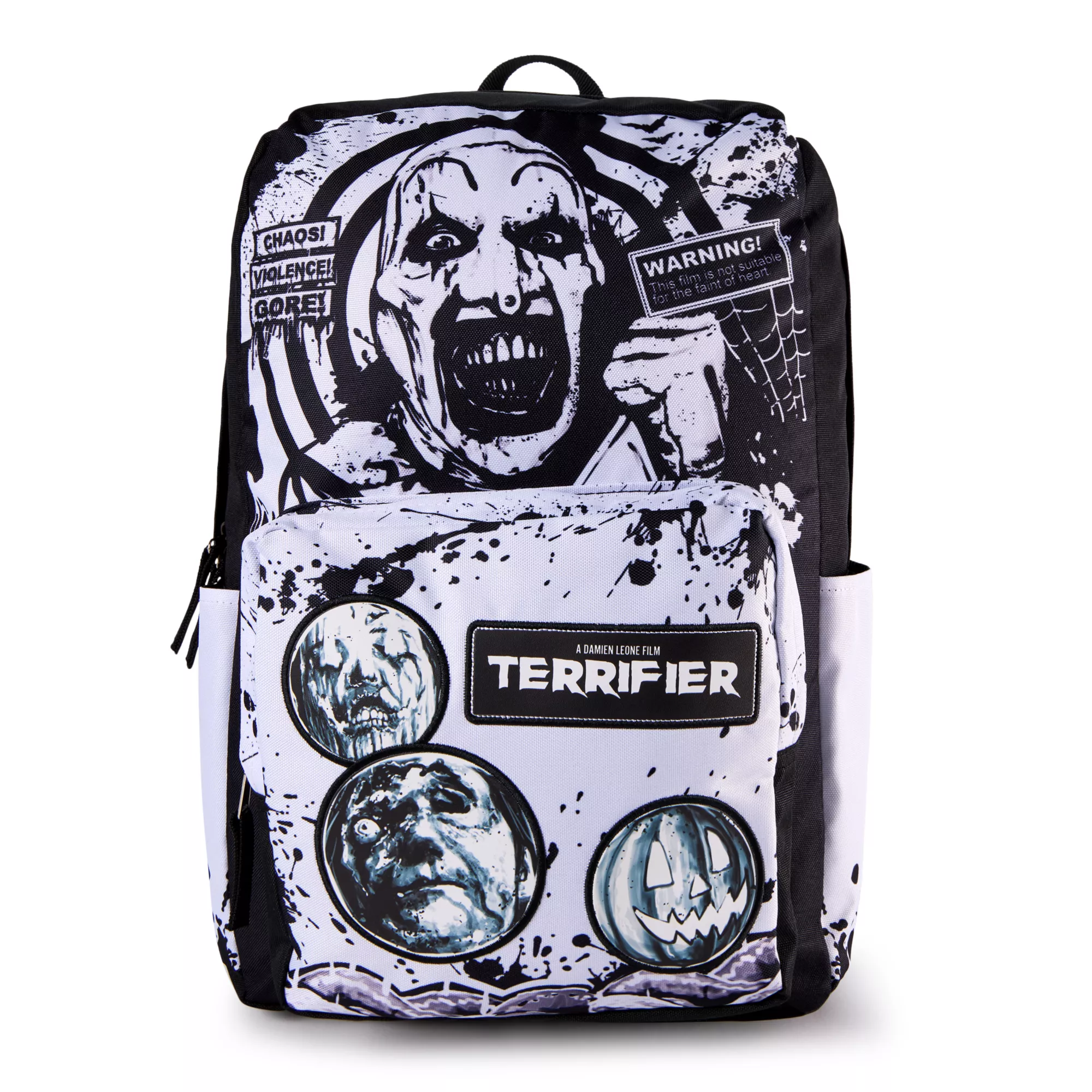 Terrifier Warning Backpack at Spencer's