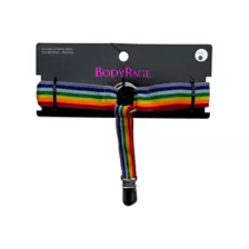 Rainbow Pride Leg Garters with O Ring at Spencer's