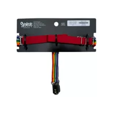 Rainbow Pride Leg Garters with O Ring at Spencer's