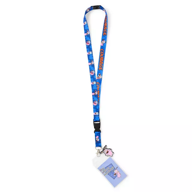 Courage the Cowardly Dog Poses Charm Lanyard at Spencer's