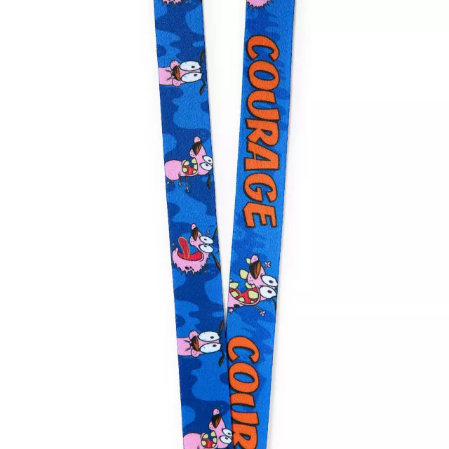 Courage the Cowardly Dog Poses Charm Lanyard at Spencer's
