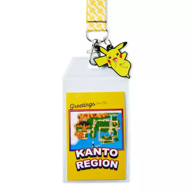 Kanto Region Pikachu Lanyard - Pokémon at Spencer's