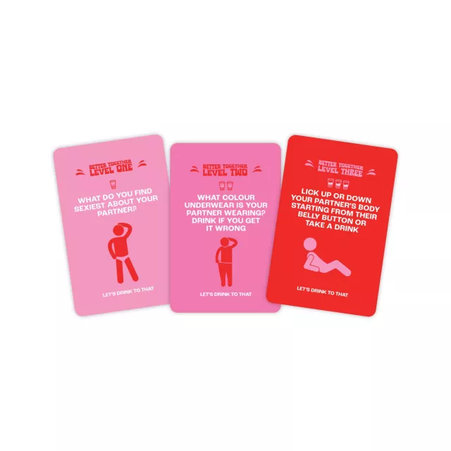 Better Together Couples Drinking Card Game at Spencer's