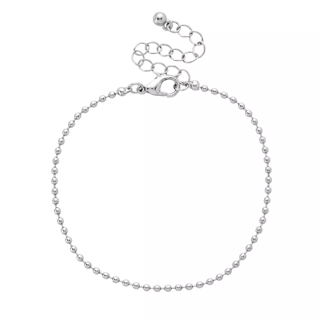 Multi-Pack Heart and Bow Chain Bracelets - 5 Pack at Spencer's