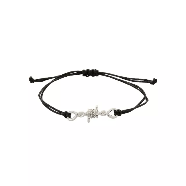 Multi-Pack Heart and Bow Chain Bracelets - 5 Pack at Spencer's