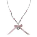 Heart Barbed Wire Chain Necklace at Spencer's