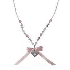 Heart Barbed Wire Chain Necklace at Spencer's