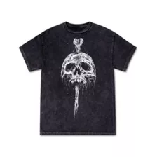 Pierced Skull T Shirt - Riddick Art at Spencer's