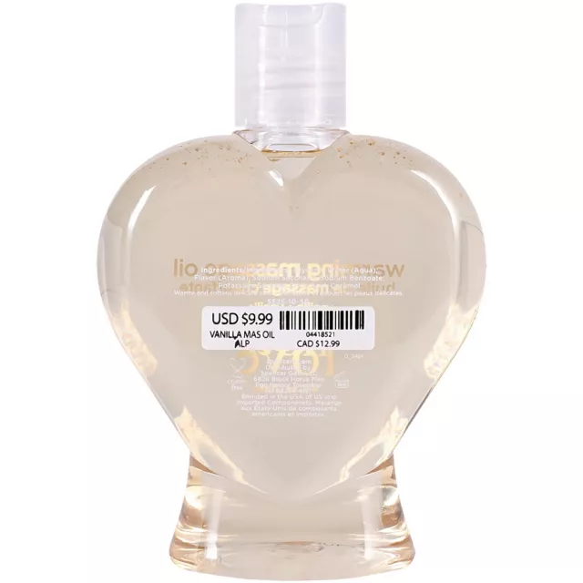 Vanilla Warming Massage Oil 4 oz. - Hott Love