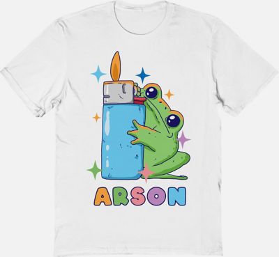 Arson Frog T Shirt – Popcornpunk