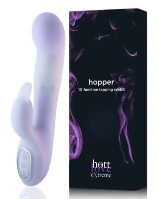 Hopper Tapping Rabbit Vibrator - Hott Love Extreme