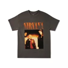 Nirvana Band Smile T Shirt at Spencer's