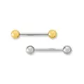 Kayla Malecc Multi-Pack Titanium Barbells with Goldtone Ends 2 Pack - 14 Gauge at Spencer's