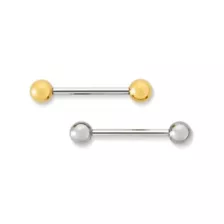 Kayla Malecc Multi-Pack Titanium Barbells with Goldtone Ends 2 Pack - 14 Gauge at Spencer's