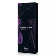 Hott Love Extreme Glow in the Dark Double D-Light Double-Ended Dildo at Spencer's