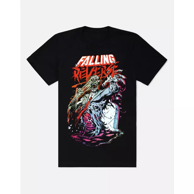 Falling in Reverse Zombie Gravestone T Shirt - Spencer's