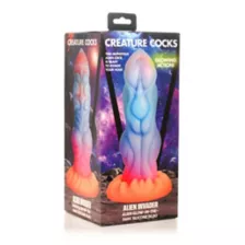 Creature Cocks Alien Invader Glow in the Dark Dildo at Spencer's