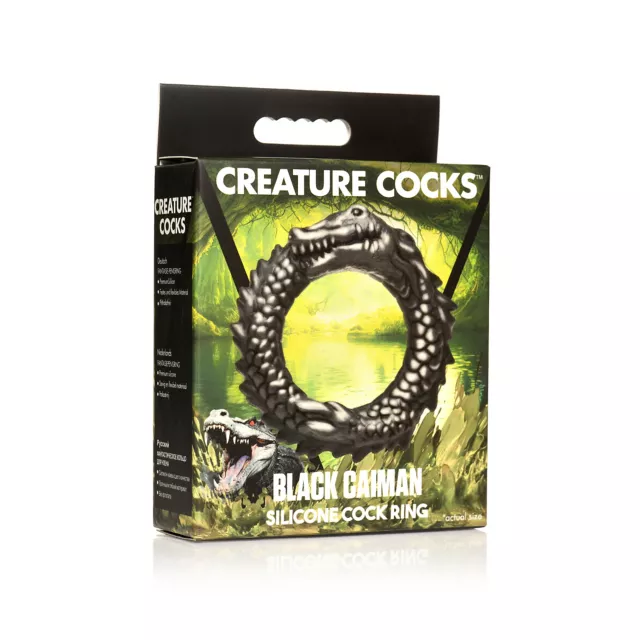 Creature Cocks Black Caiman Cock Ring at Spencer's