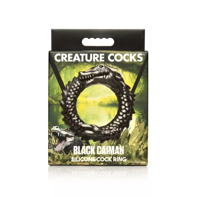 Creature Cocks Black Caiman Cock Ring at Spencer's