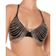 Basic Chain Bralette at Spencer's