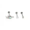 Multi-Pack CZ Moon and Star Flatback Earrings - 3 Pack at Spencer's