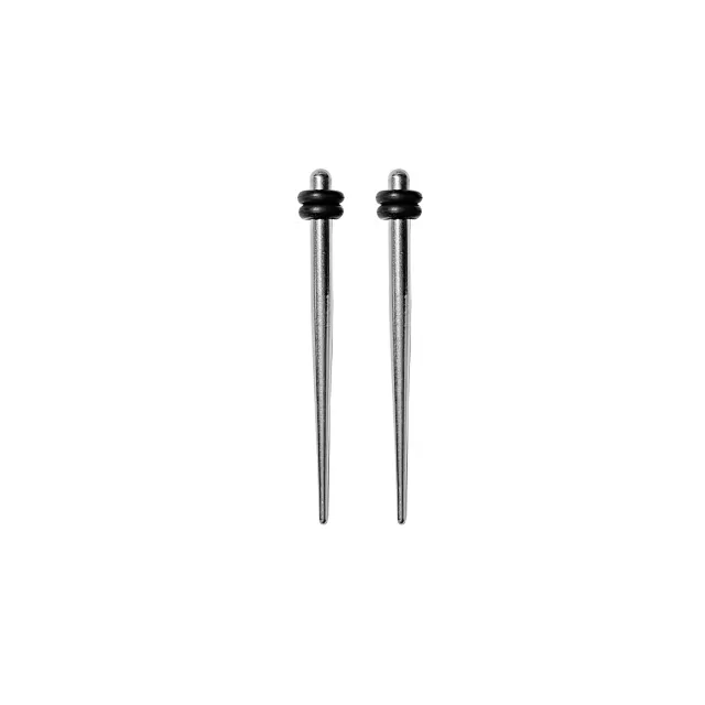 Silvertone Tapers - 1 Pair at Spencer's