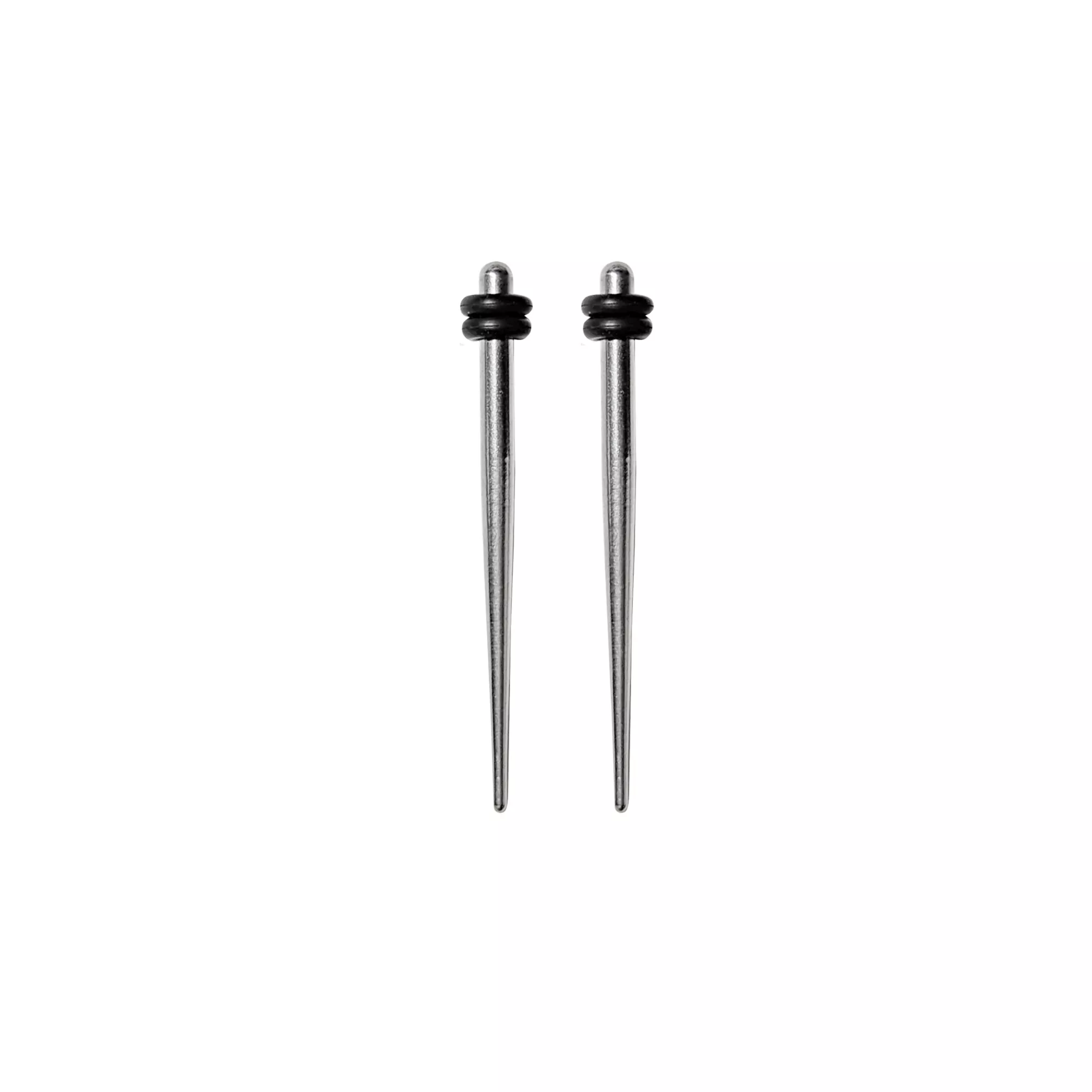 Silvertone Tapers - 1 Pair at Spencer's