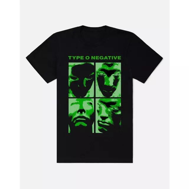 Type O Negative Warped Faces T Shirt at Spencer's