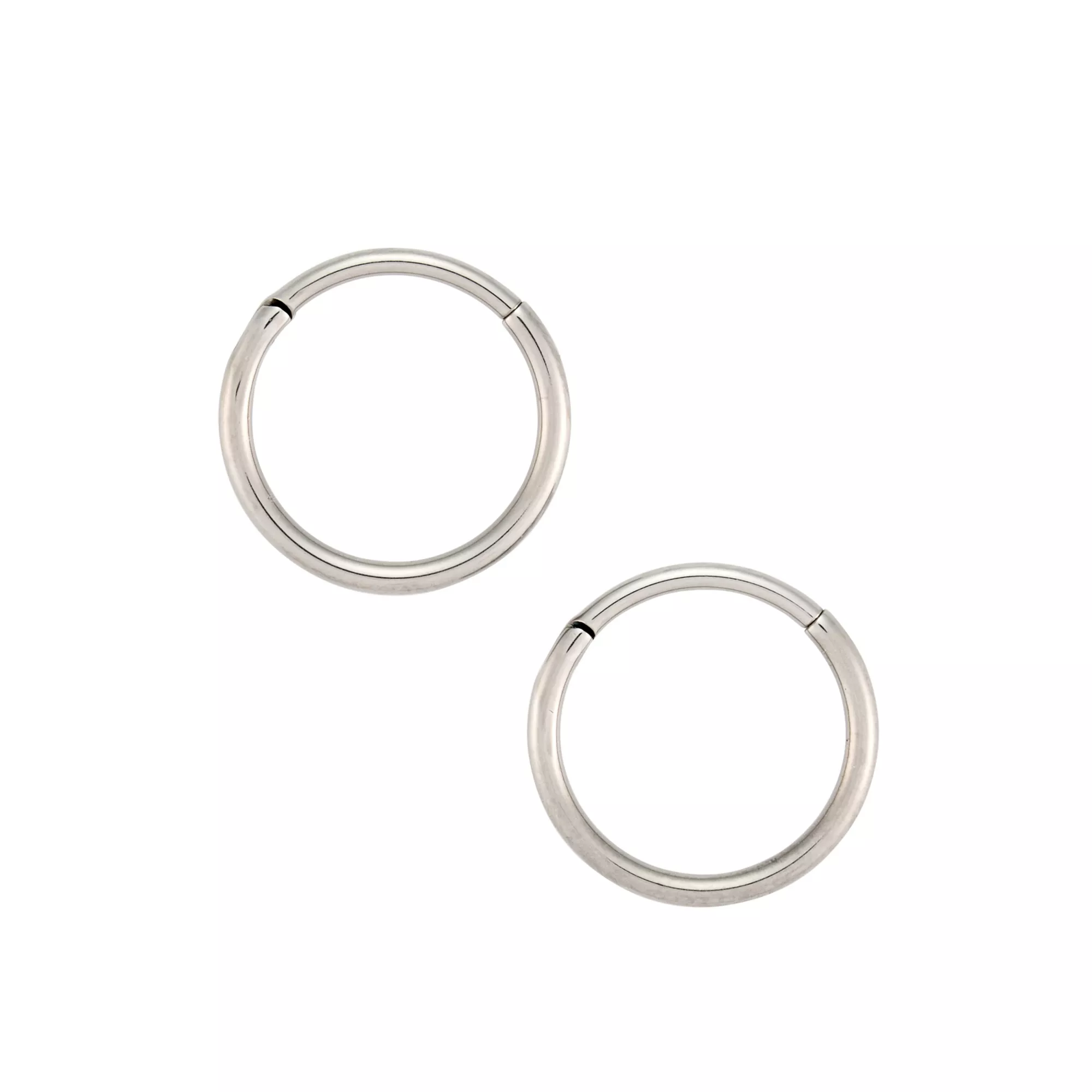 Simple Titanium Hinge Hoops 2 Pack - 18 Gauge at Spencer's