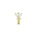 Butterfly CZ Goldtone Bar Belly Ring - 14 Gauge at Spencer's