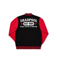 Deadpool Varsity Jacket - Marvel at Spencer's