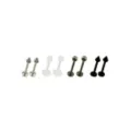 Multi-Pack Titanium Spiked Labrets 4 Pair - 16 Gauge at Spencer's
